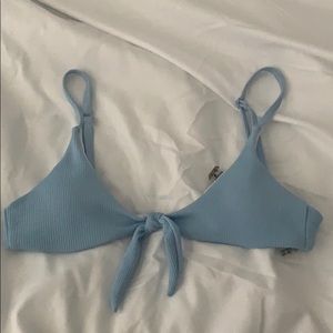 Light blue bathing suit top